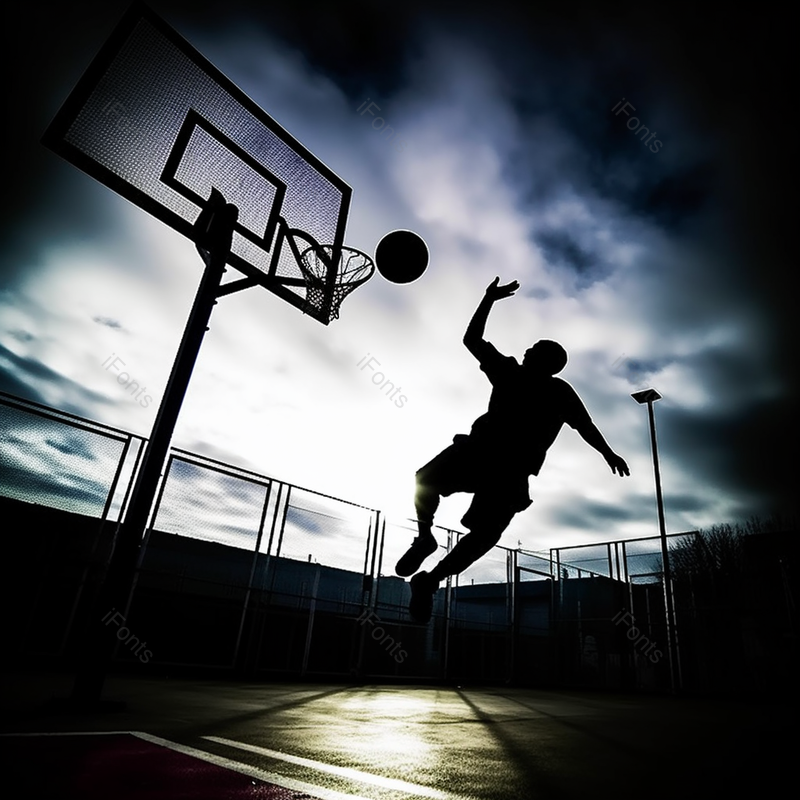 一个男人跳跃空中扣篮摄影图,高清,摄影图,摄影图片,图片大全,摄影图免费下载